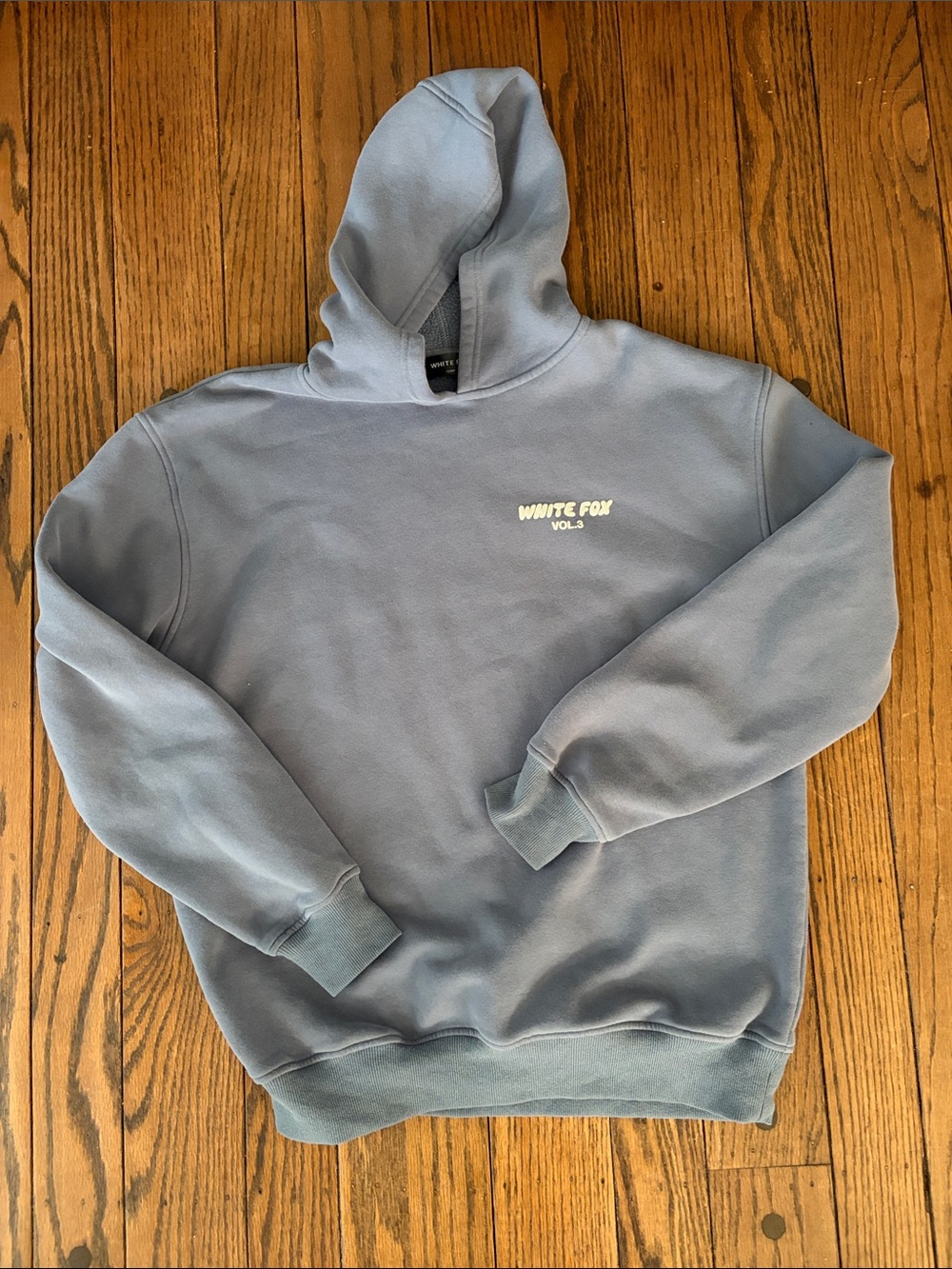 White Fox Boutique Dusty Blue Pullover Hoodie
